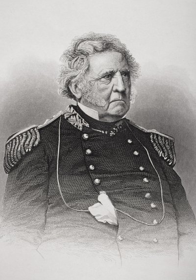 Porträt von Winfield Scott (1786-1866) von American School